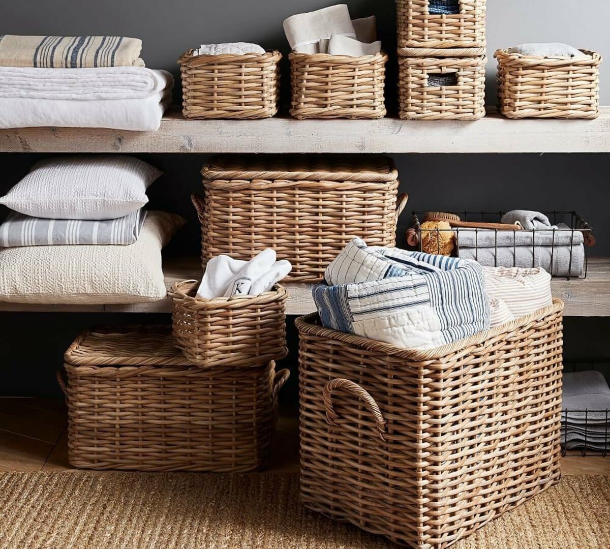 In addition to purely practical utility, a basket is an element of decor in a stylish interior - DiFFreight