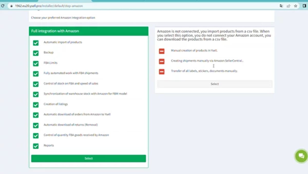 Registration and login instructions for Ysell system difreight