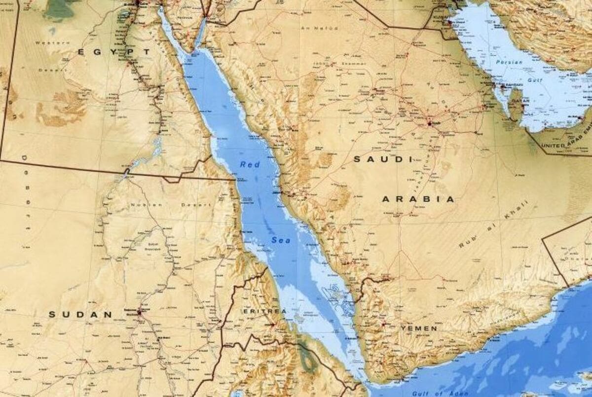 The geographical location of the Red Sea. - DiFFreight